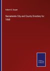 Sacramento City and County Directory for 1868