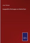 Ausgewählte Dichtungen von Martin Opitz