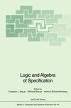 Logic and Algebra of Specification