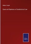 Cases and Opinions on Constitutional Law