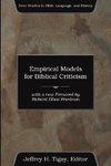 Empirical Models for Biblical Criticism