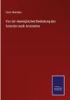 Von der mannigfachen Bedeutung des Seienden nach Aristoteles