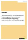 Marketingstrategien für ein Fitnessstudio. Preismanagement, Kooperationen, Corporate Identity, Strategische Analysemethoden und Marktfeldstrategien