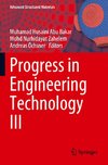 Progress in Engineering Technology III