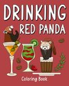 Drinking Red Panda Coloring Book