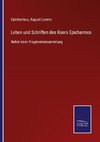 Leben und Schriften des Koers Epicharmos