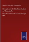 Sitzungsberichte der Kaiserlichen Akademie der Wissenschaften