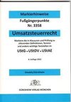 UMSATZSTEUERRECHT 2022 Dürckheim-Markierhinweise/Fußgängerpunkte für das Steuerberaterexamen