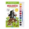 Trötsch Der kleine Maulwurf Malbuch mit Tuschkasten