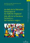 Au-delà de la littérature fantastique et du réalisme magique / Más allá de la literatura fantástica y del realismo mágico