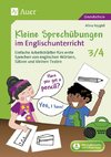 Kleine Sprechübungen im Englischunterricht Klasse 3 / 4