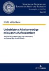 Unbefristete Arbeitsverträge mit Mannschaftssportlern