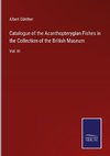 Catalogue of the Acanthopterygian Fishes in the Collection of the British Museum