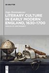 Literary Culture in Early Modern England, 1630¿1700