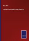 Programm der Hauptschule zu Bremen