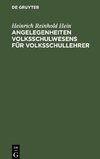 Angelegenheiten Volksschulwesens für Volksschullehrer