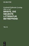 Briefe, die neueste Litteratur betreffend, Teil 16, Briefe, die neueste Litteratur betreffend Teil 16