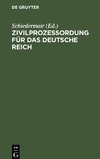 Zivilprozeßordung für das Deutsche Reich