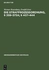 Die Strafprozeßordnung, § 359¿373a; § 407¿444