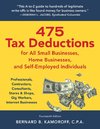 475 Tax Deductions for Small Business, Home Businesses, and Self-Employed Individuals