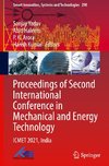 Proceedings of Second International Conference in Mechanical and Energy Technology