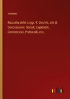 Raccolta delle Leggi, R. Decreti, atti di Concessione, Statuti, Capitolati, Convenzioni, Protocolli, ecc.