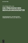 Die Preußischen Besoldungsgesetze, Ergänzungsheft, Die Besoldungsvorschriften vom 8. Juli 1921 (P. B. V.)