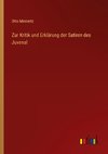 Zur Kritik und Erklärung der Satiren des Juvenal