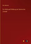 Zur Kritik und Erklärung der Satiren des Juvenal