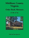 Middlesex County, Virginia Order Book, 1719-1721