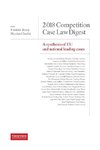 2018 Competition Case Law Digest