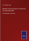 Urkunden und Forschungen zur Geschichte des Geschlechts Behr