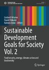 Sustainable Development Goals for Society Vol. 2