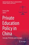 Private Education Policy in China