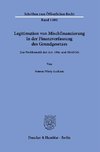 Legitimation von Mischfinanzierung in der Finanzverfassung des Grundgesetzes.