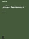 Journal für die Baukunst, Band 20, Journal für die Baukunst Band 20