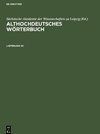 Althochdeutsches Wörterbuch, Lieferung 10, Althochdeutsches Wörterbuch Lieferung 10