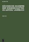 Sächsische Akademie der Wissenschaften zu Leipzig/ Jahrbuch, Sächsische Akademie der Wissenschaften zu Leipzig/ Jahrbuch (1969¿1970)