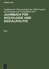 Jahrbuch für Soziologie und Sozialpolitik, Jahrbuch für Soziologie und Sozialpolitik (1980)