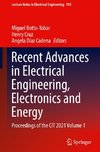 Recent Advances in Electrical Engineering, Electronics and Energy