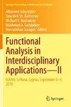 Functional Analysis in Interdisciplinary Applications¿II