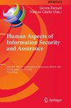 Human Aspects of Information Security and Assurance