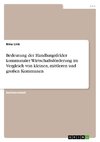 Bedeutung der Handlungsfelder kommunaler Wirtschaftsförderung im Vergleich von kleinen, mittleren und großen Kommunen