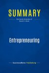 Summary: Entrepreneuring