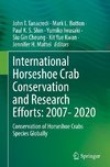 International Horseshoe Crab Conservation and Research Efforts: 2007- 2020