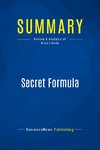 Summary: Secret Formula