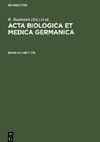 Acta Biologica et Medica Germanica, Band 41, Heft 7/8, Acta Biologica et Medica Germanica Band 41, Heft 7/8