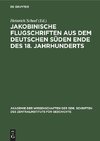 Jakobinische Flugschriften aus dem deutschen Süden Ende des 18. Jahrhunderts