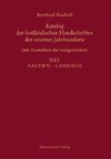 Katalog der festländischen Handschriften des neunten Jahrhunderts (mit Ausnahme der wisigotischen)