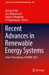 Recent Advances in Renewable Energy Systems